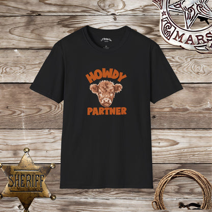 Softstyle Unisex T-Shirt: Howdy Partner