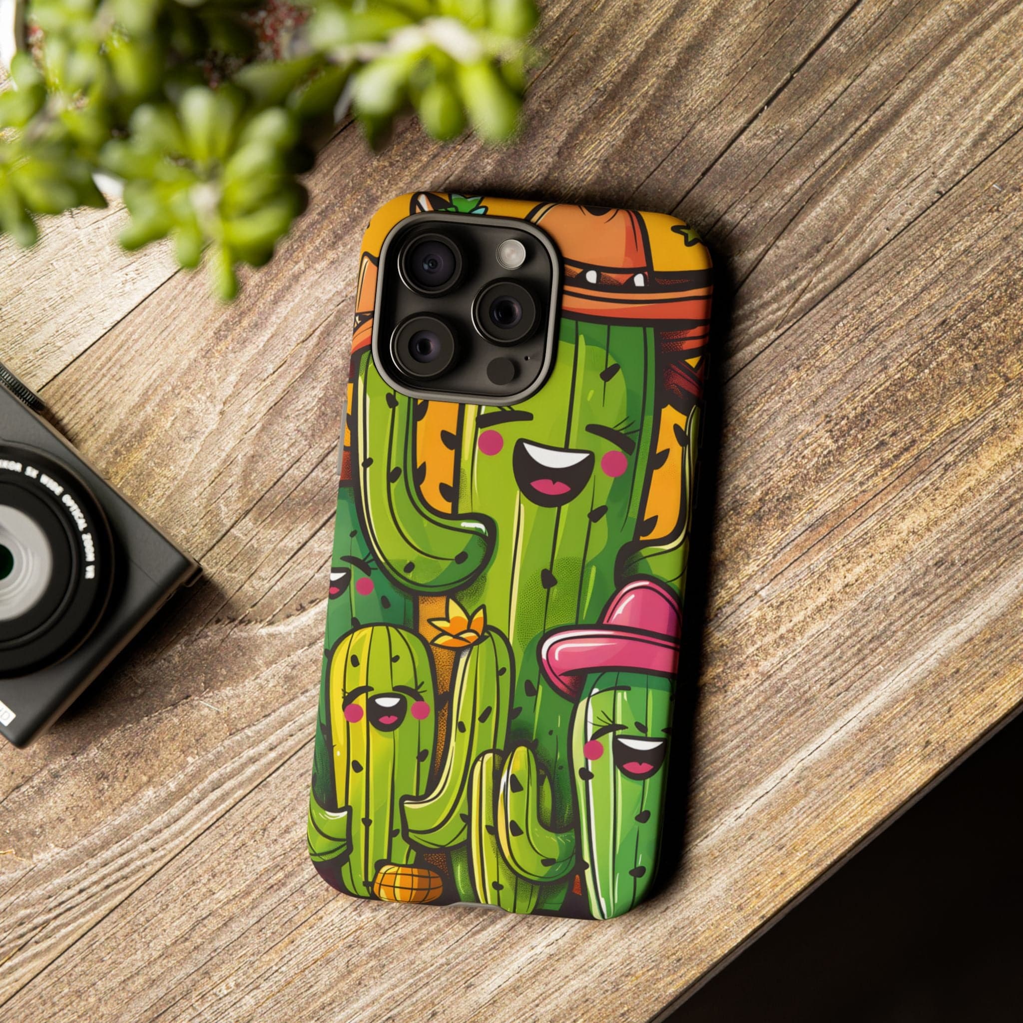 Happy Cactus Crew Phone Case
