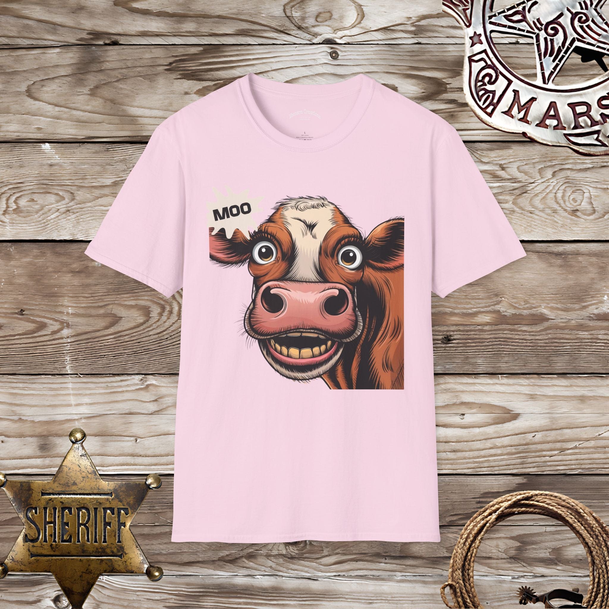 Moo Says the Cow-T-Shirt