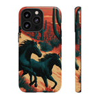 Desert Run Wild Horse Phone Case