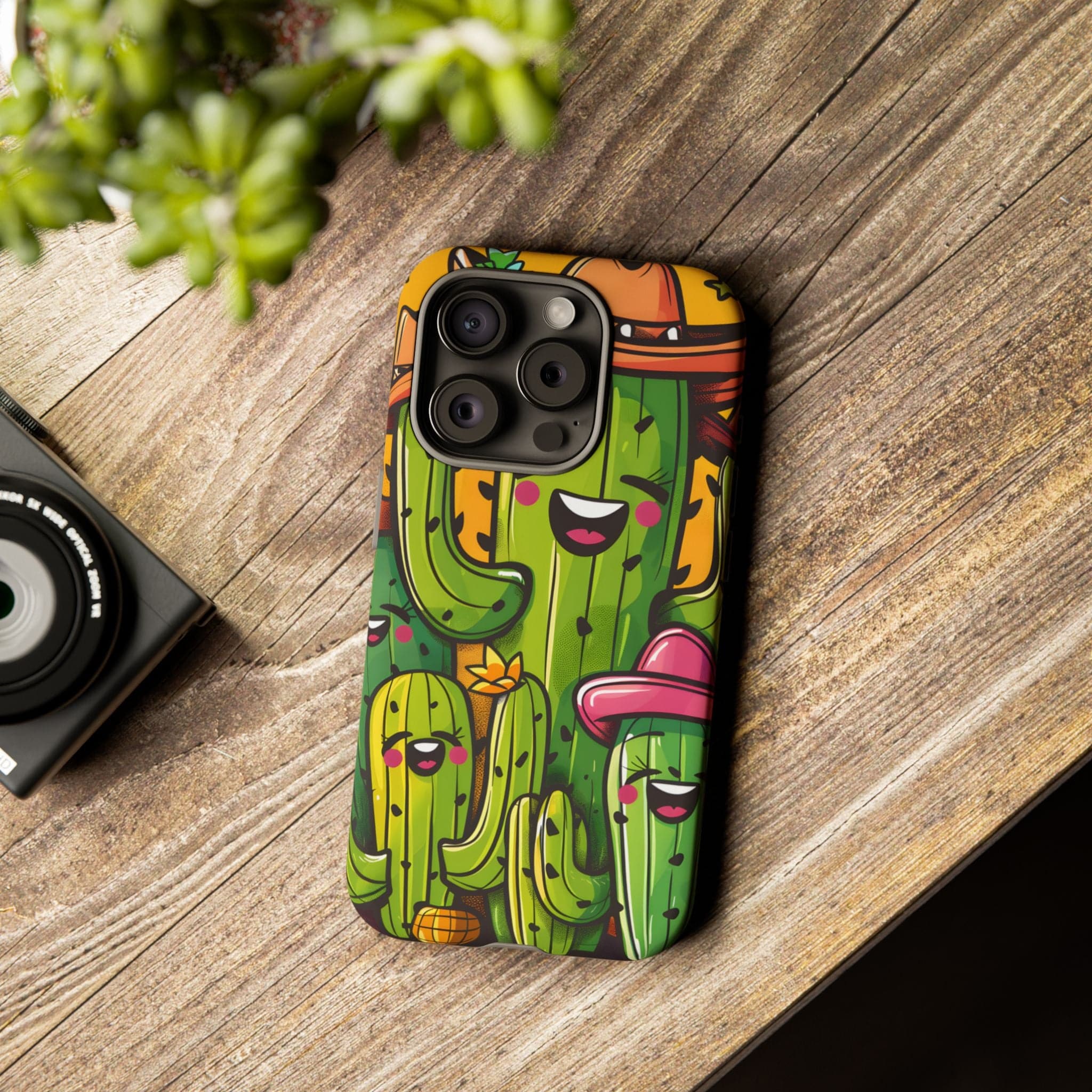 Happy Cactus Crew Phone Case