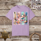 Brushed Style with Western Elements-T-Shirt