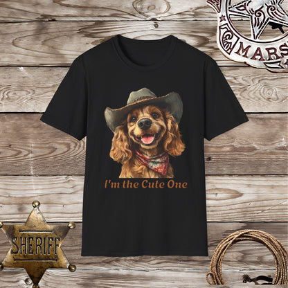 Softstyle Unisex T-Shirt: Cocker Spaniel the Cute one