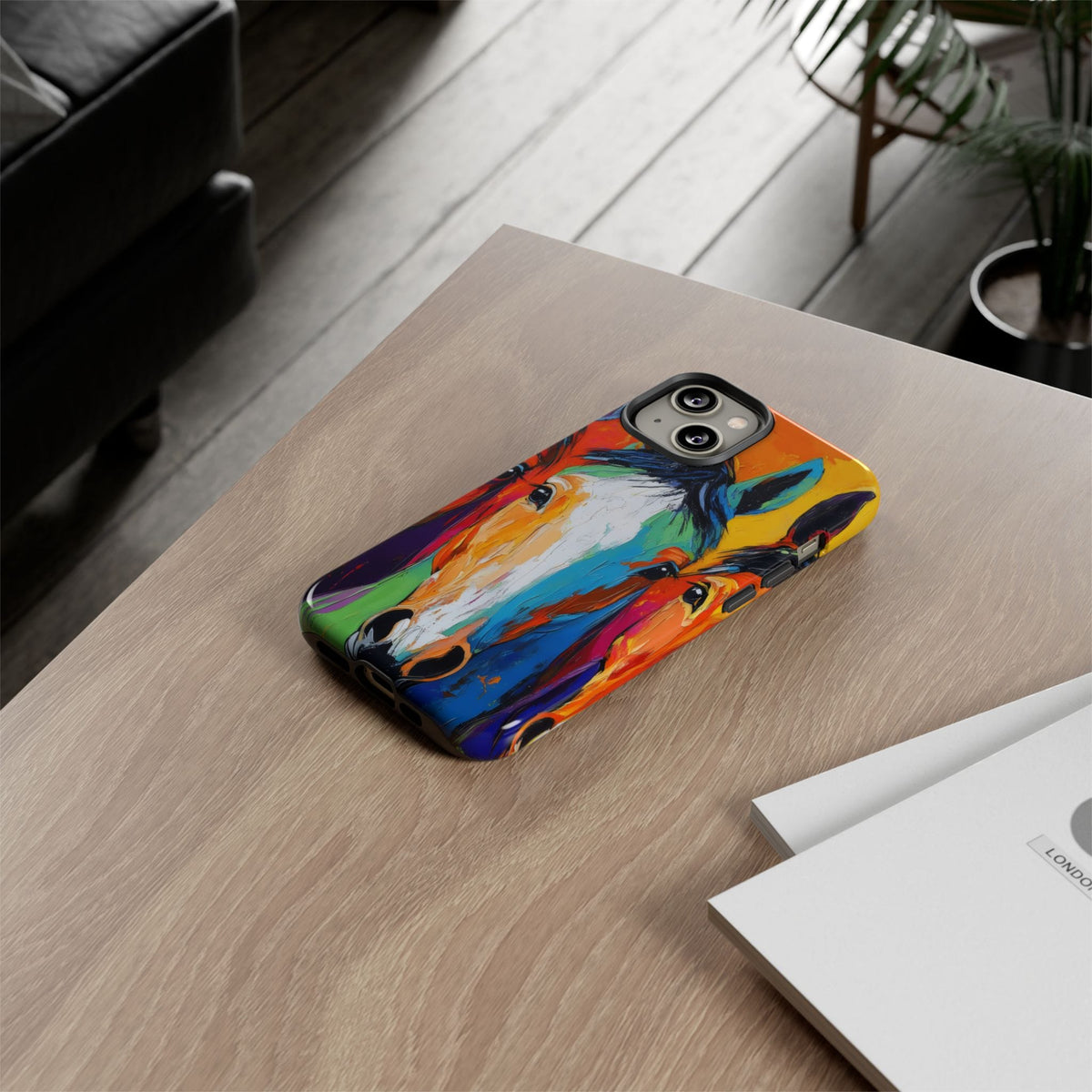 Colorful Horse Head Phone Case
