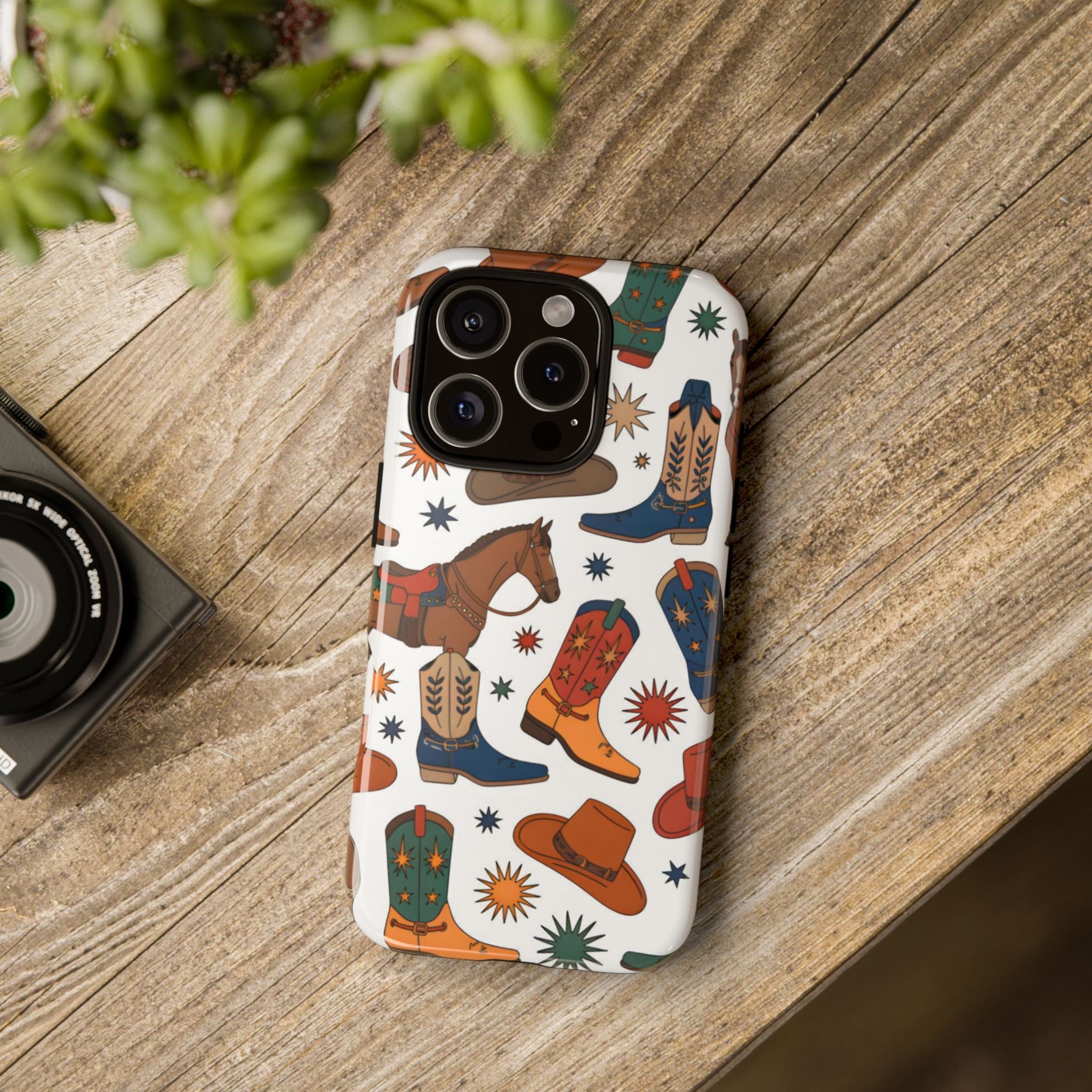 Cowboy Boots, Hats & Horses Phone Case