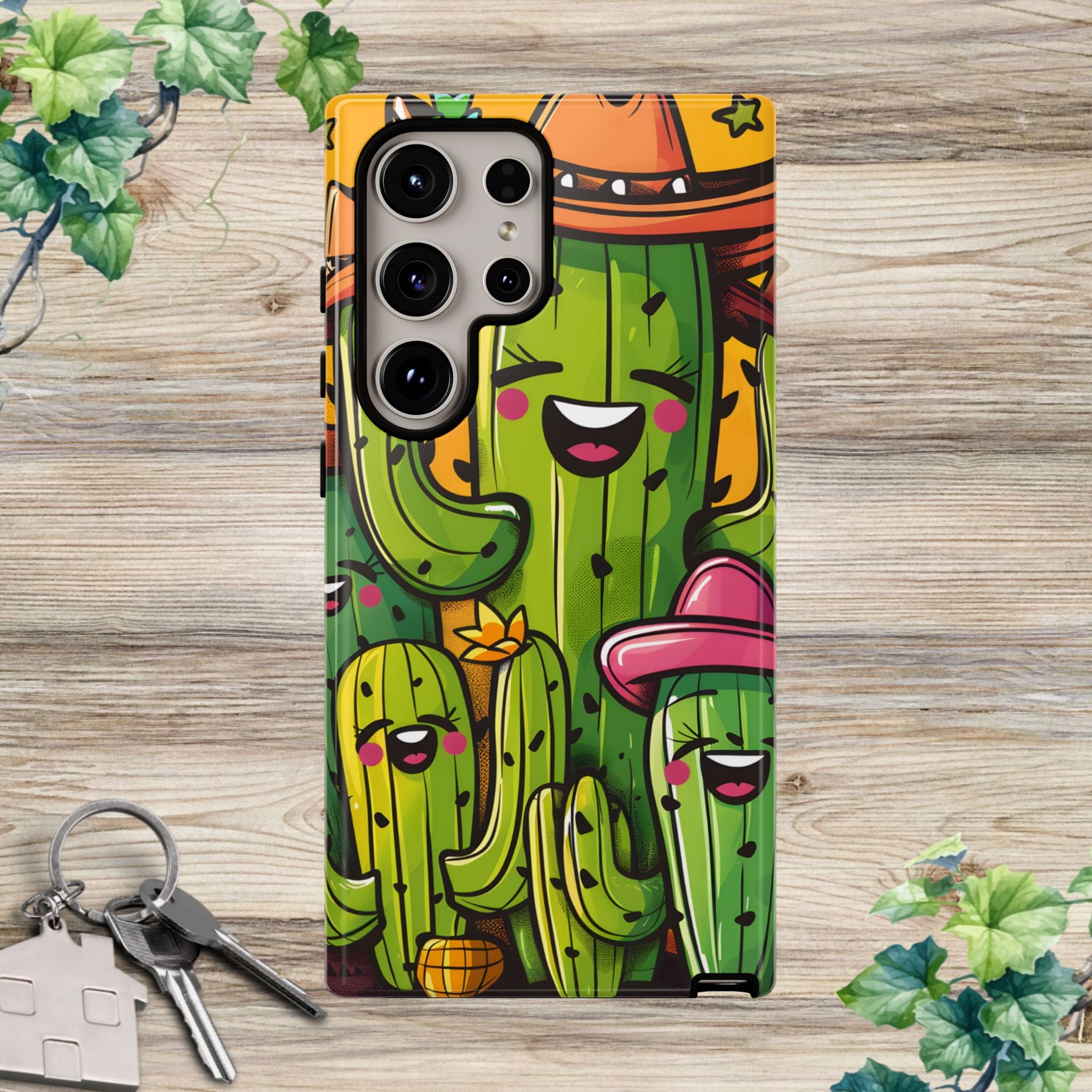 Happy Cactus Crew Phone Case