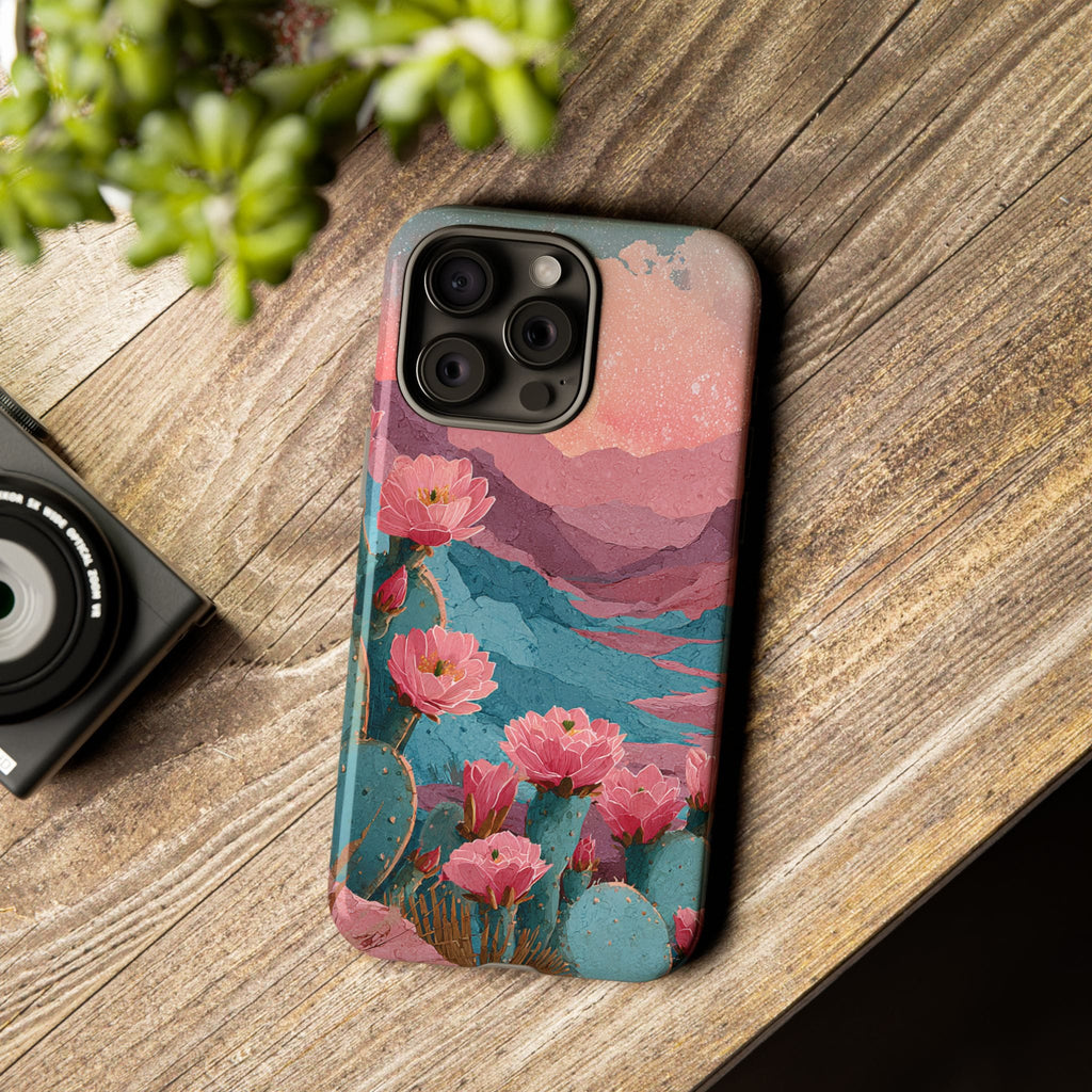 Desert Bloom Sunset Phone Case