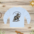 Unisex Ultra Cotton Long Sleeve Tee- 8 second Bull Ride