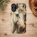 Patriotic White Horse Phone Case
