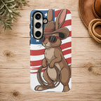 Patriotic Cowboy Bunny Phone Case