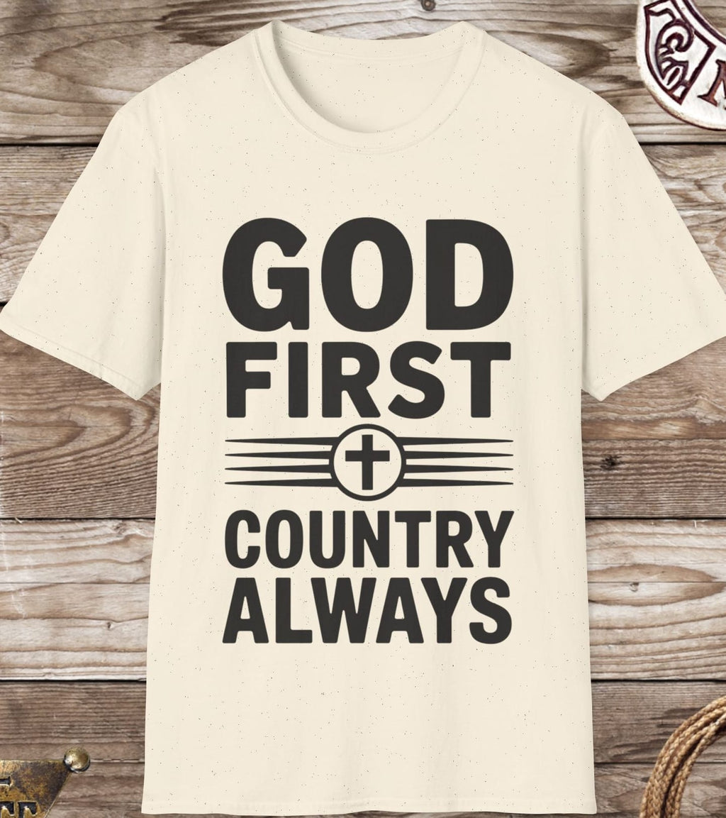 God First Country Always Tee