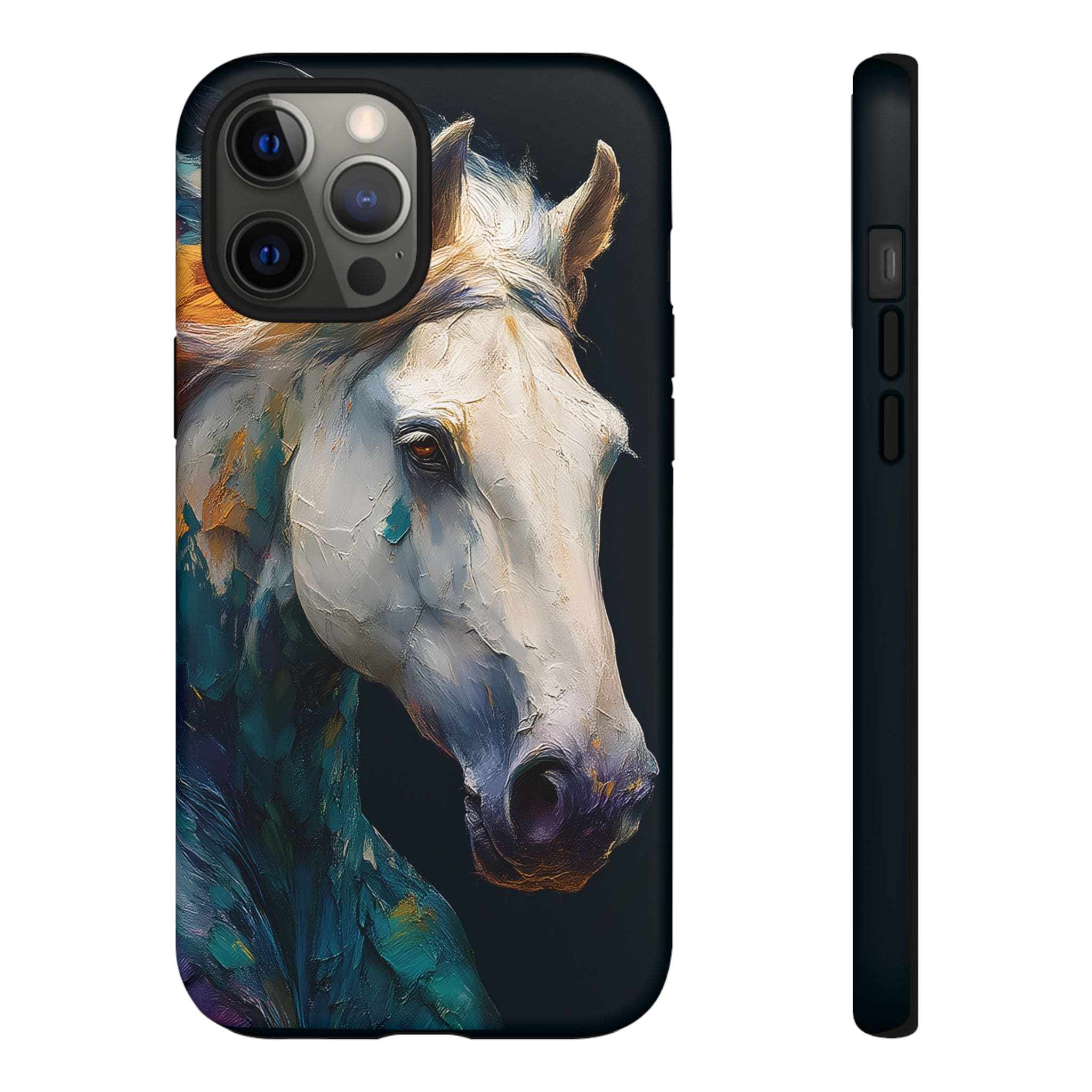 White Horse Art Phone Case