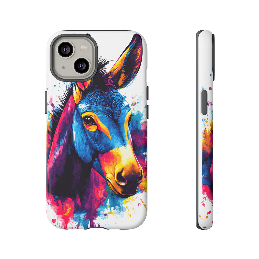 Color Splash Donkey Phone Case