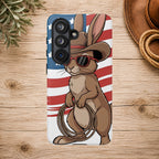 Patriotic Cowboy Bunny Phone Case