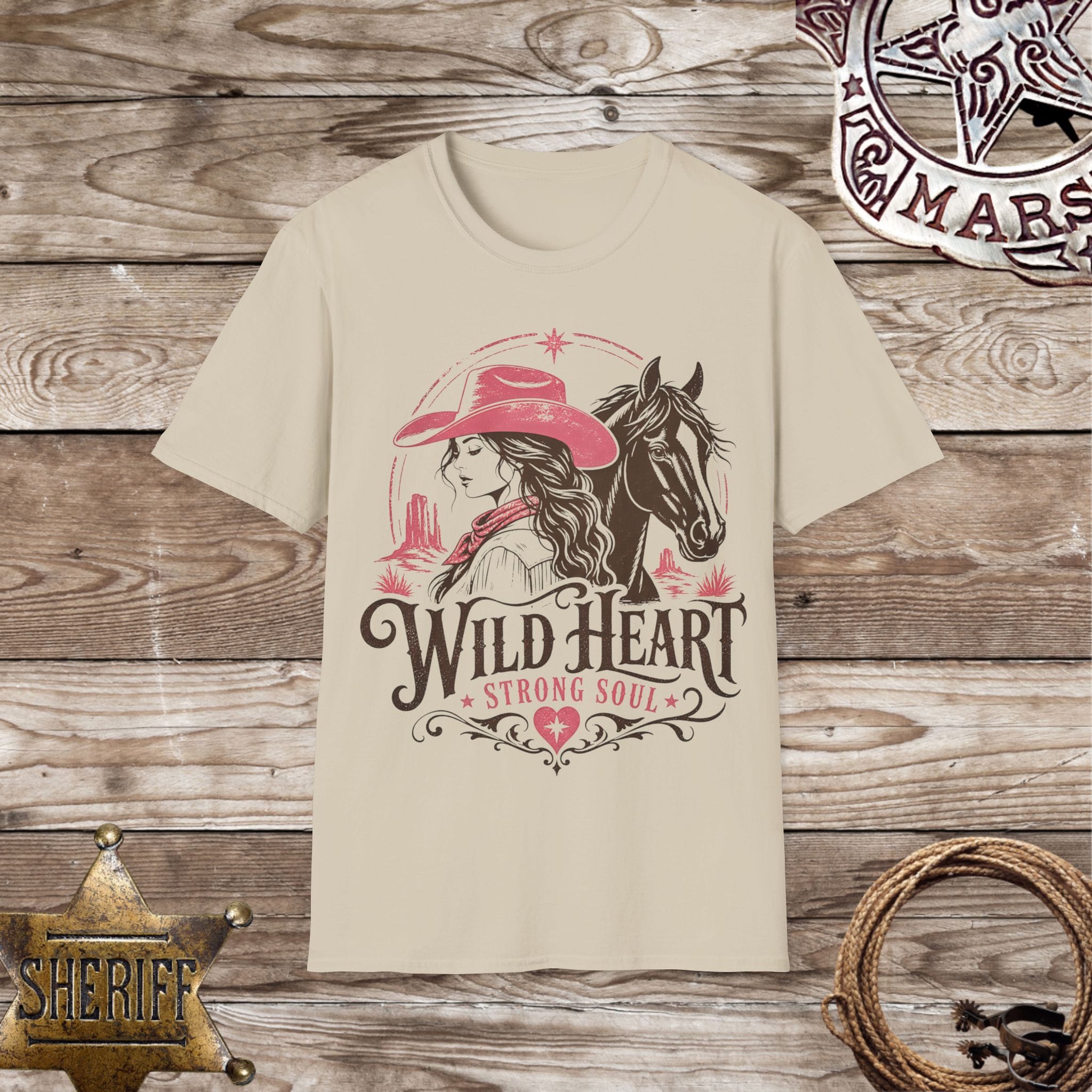 Cowgirl 'Wild Heart, Strong Soul' T-Shirt