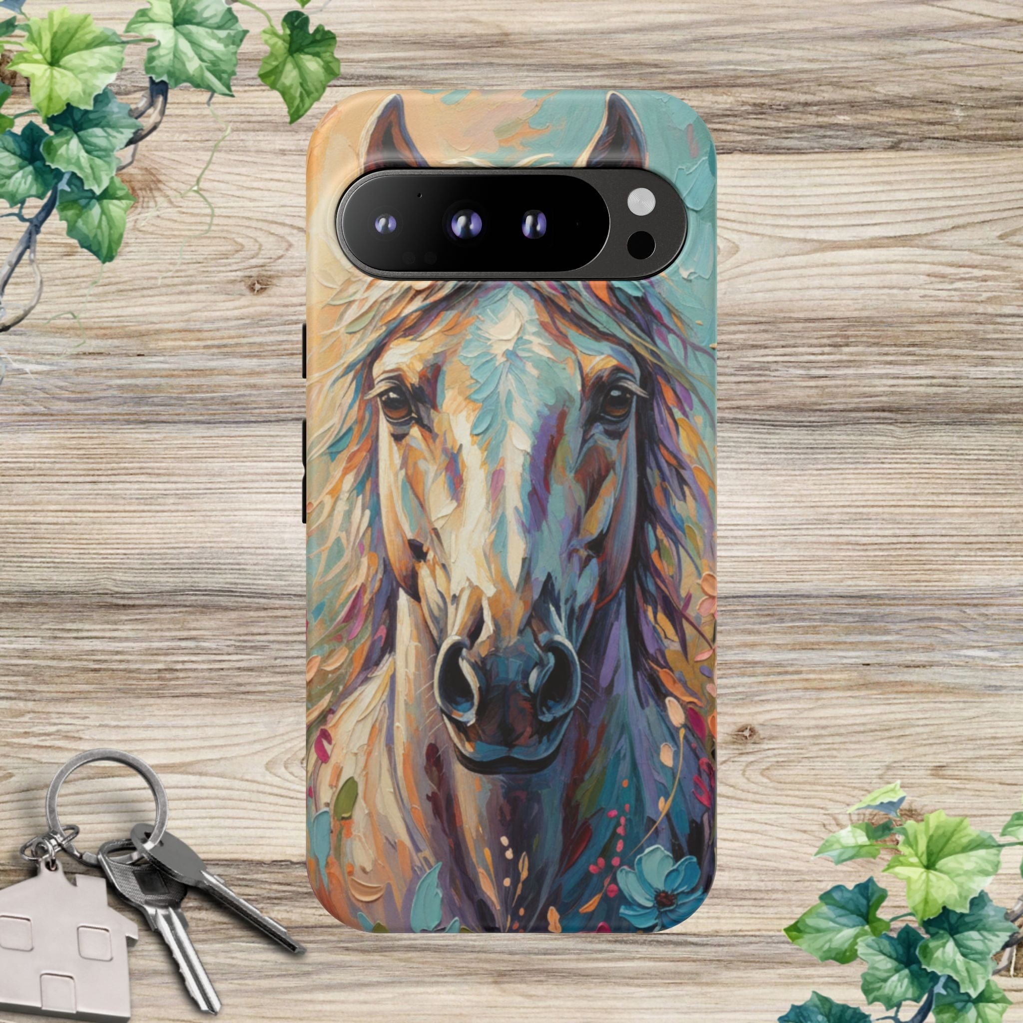 Blooming Spirit Horse Phone Case