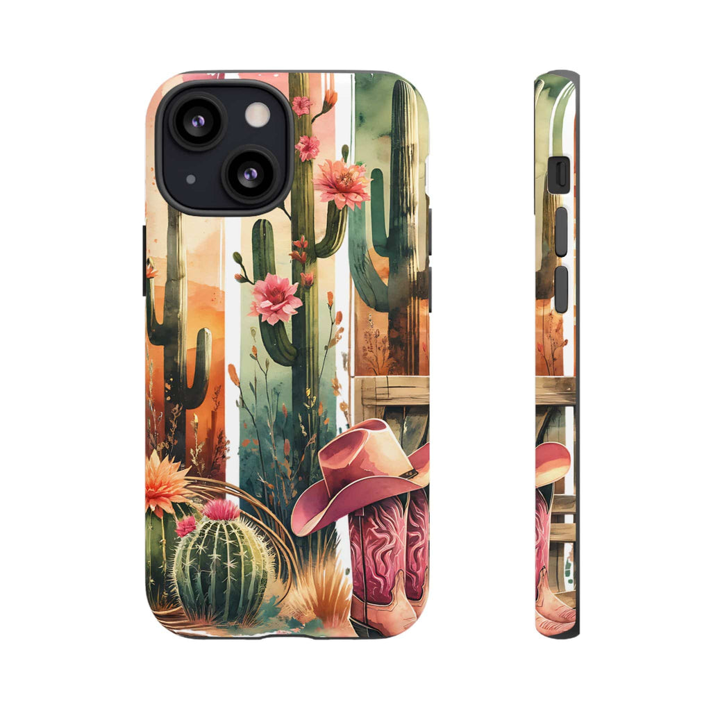 Southwestern Floral Cactus -Tough Case