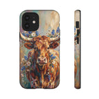 Texas Bluebonnet Longhorn Phone Case