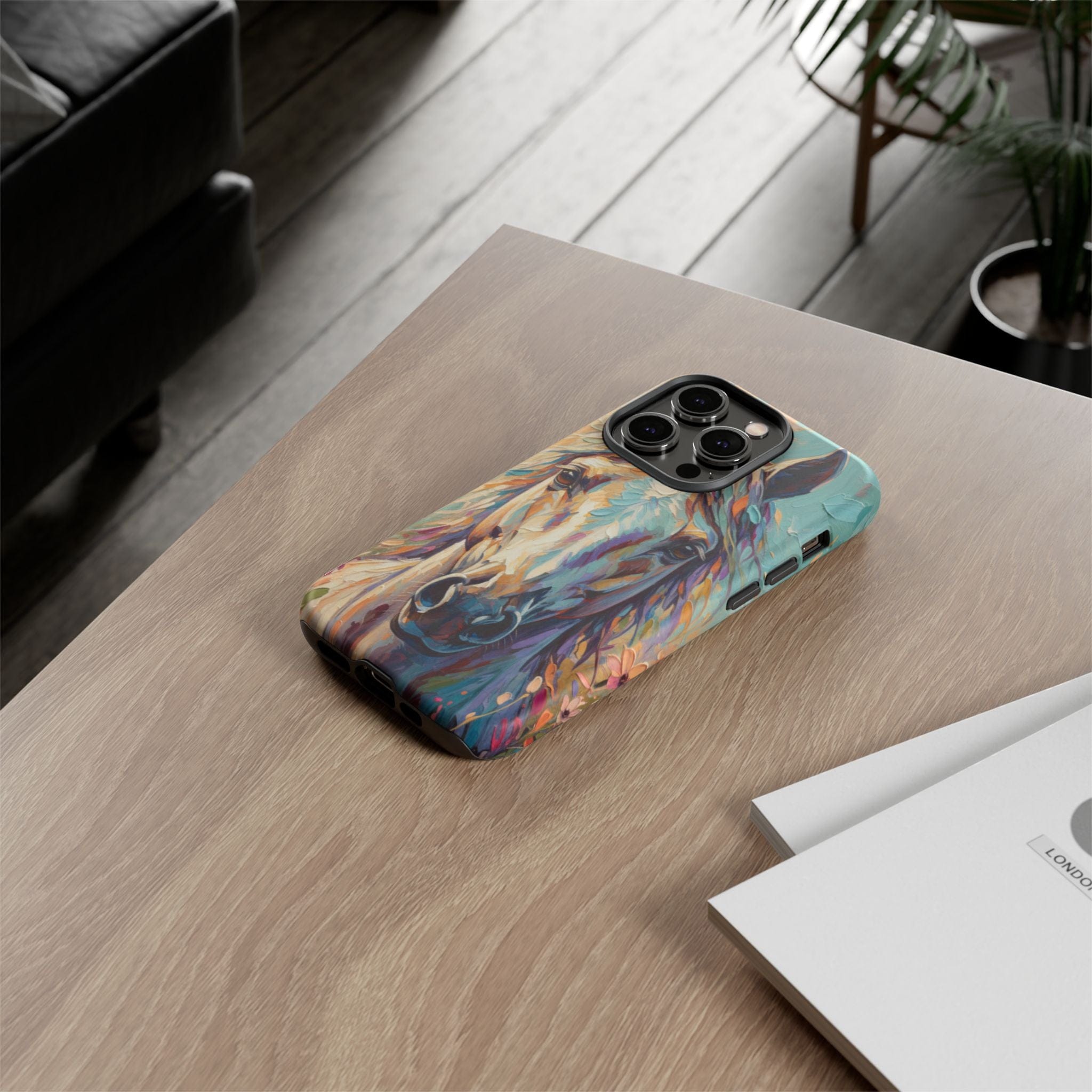 Blooming Spirit Horse Phone Case