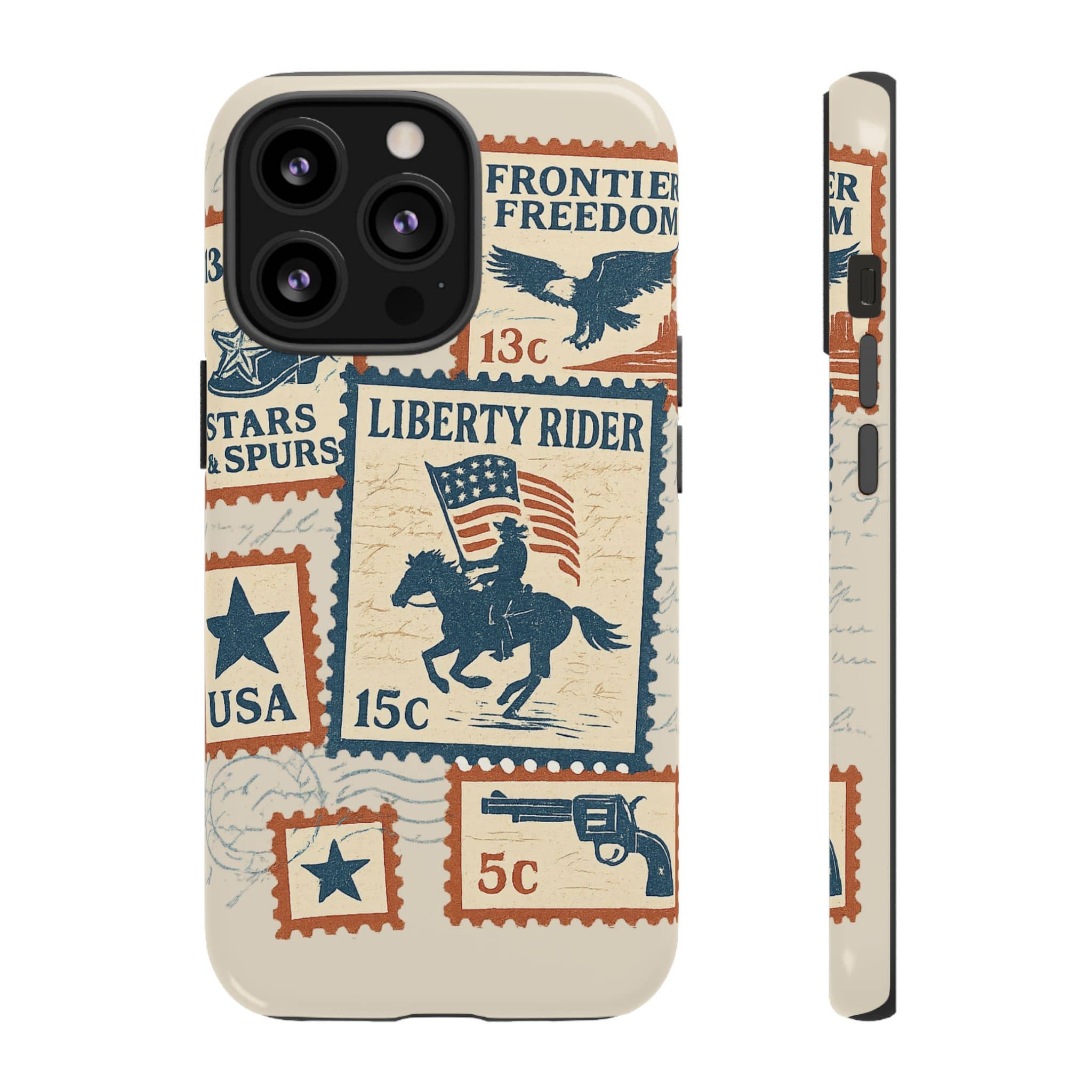 Liberty Rider Vintage Western Patriotic Phone Case