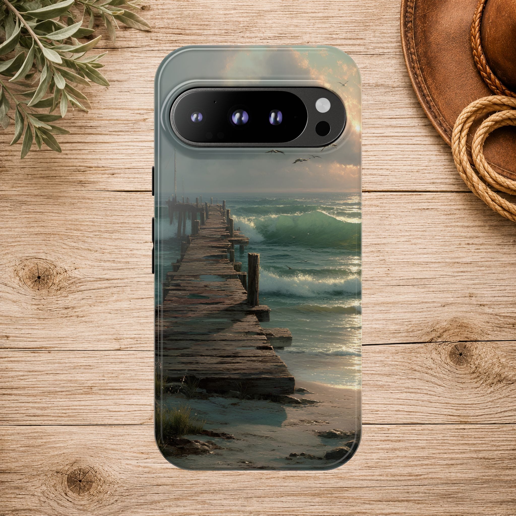 Wooden  Seaside Pier Phone Case