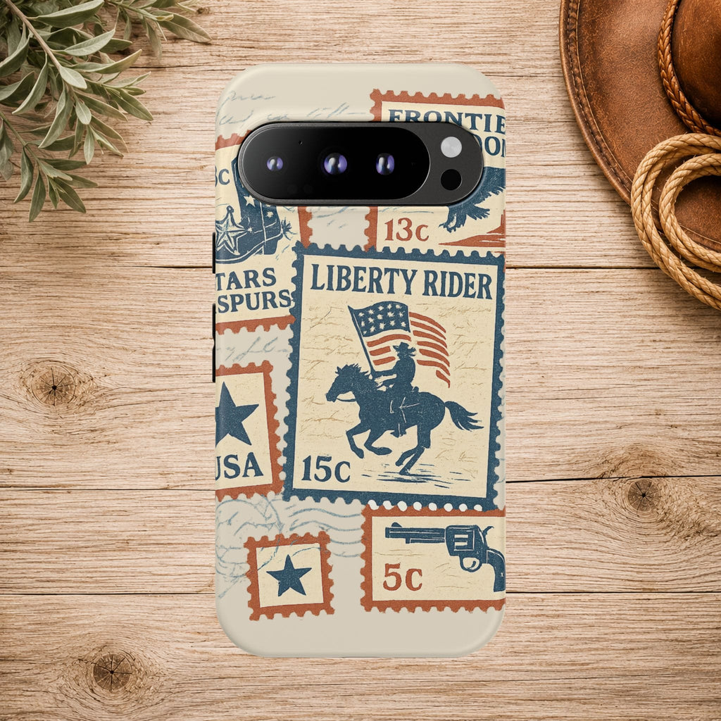 Liberty Rider Vintage Western Patriotic Phone Case