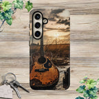 Guitar in a Wet Field -Phone Case