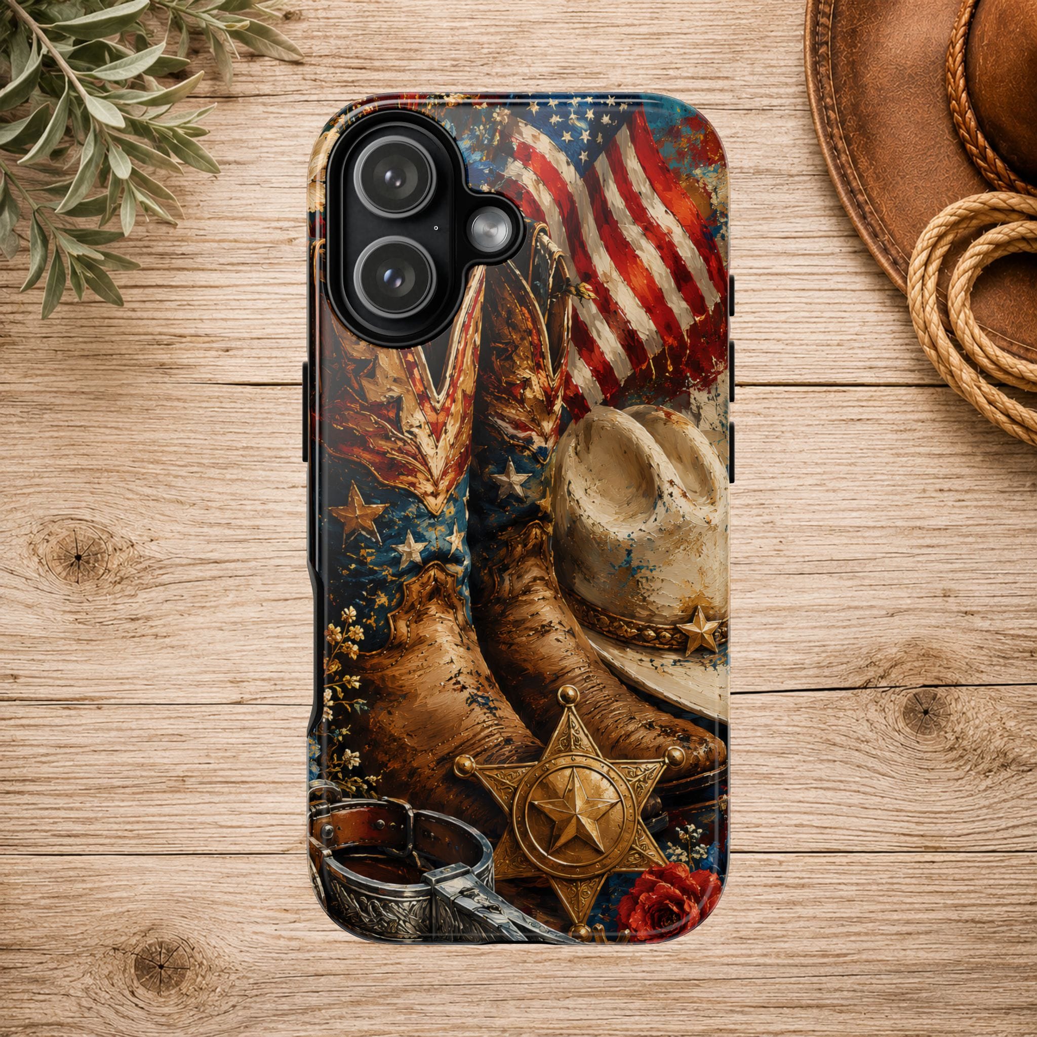 Patriotic Cowgirl Phone Case