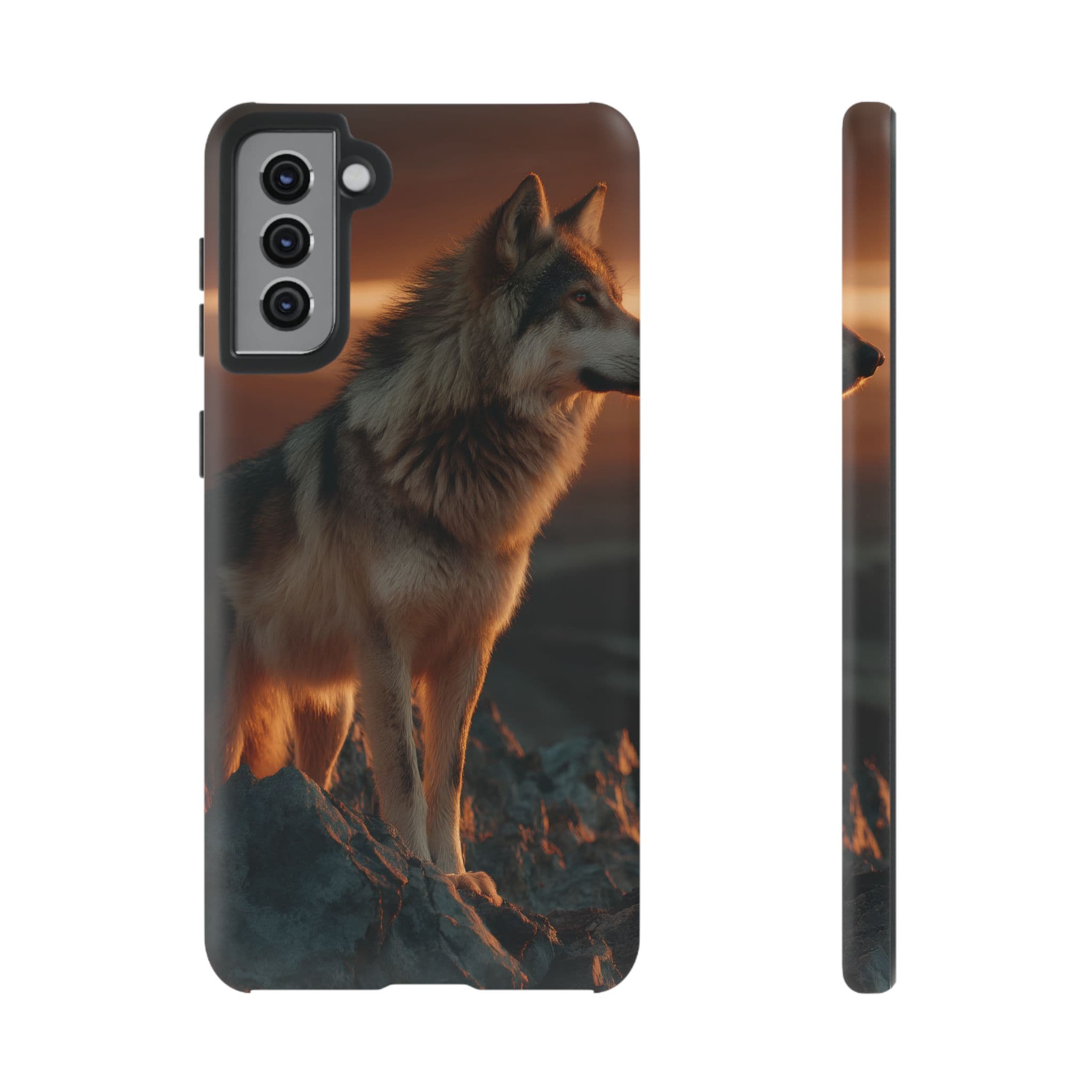 Wolf Sunset Phone Case