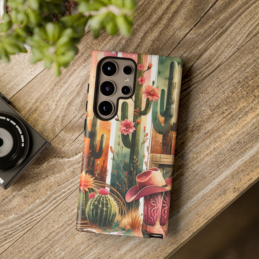 Southwestern Floral Cactus -Tough Case