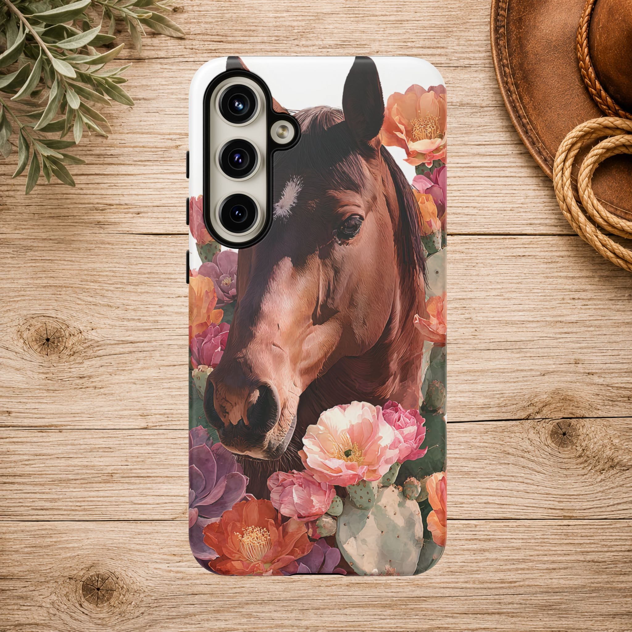 Horse Floral Phone Case