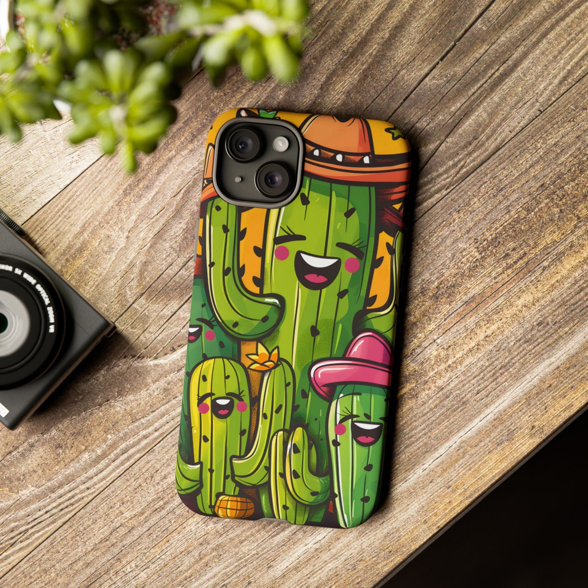 Happy Cactus Crew Phone Case