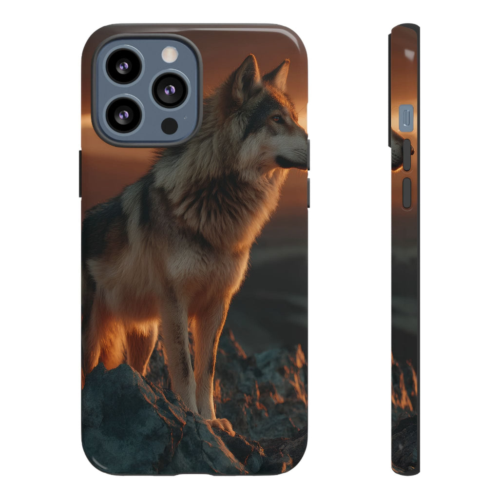 Wolf Sunset Phone Case