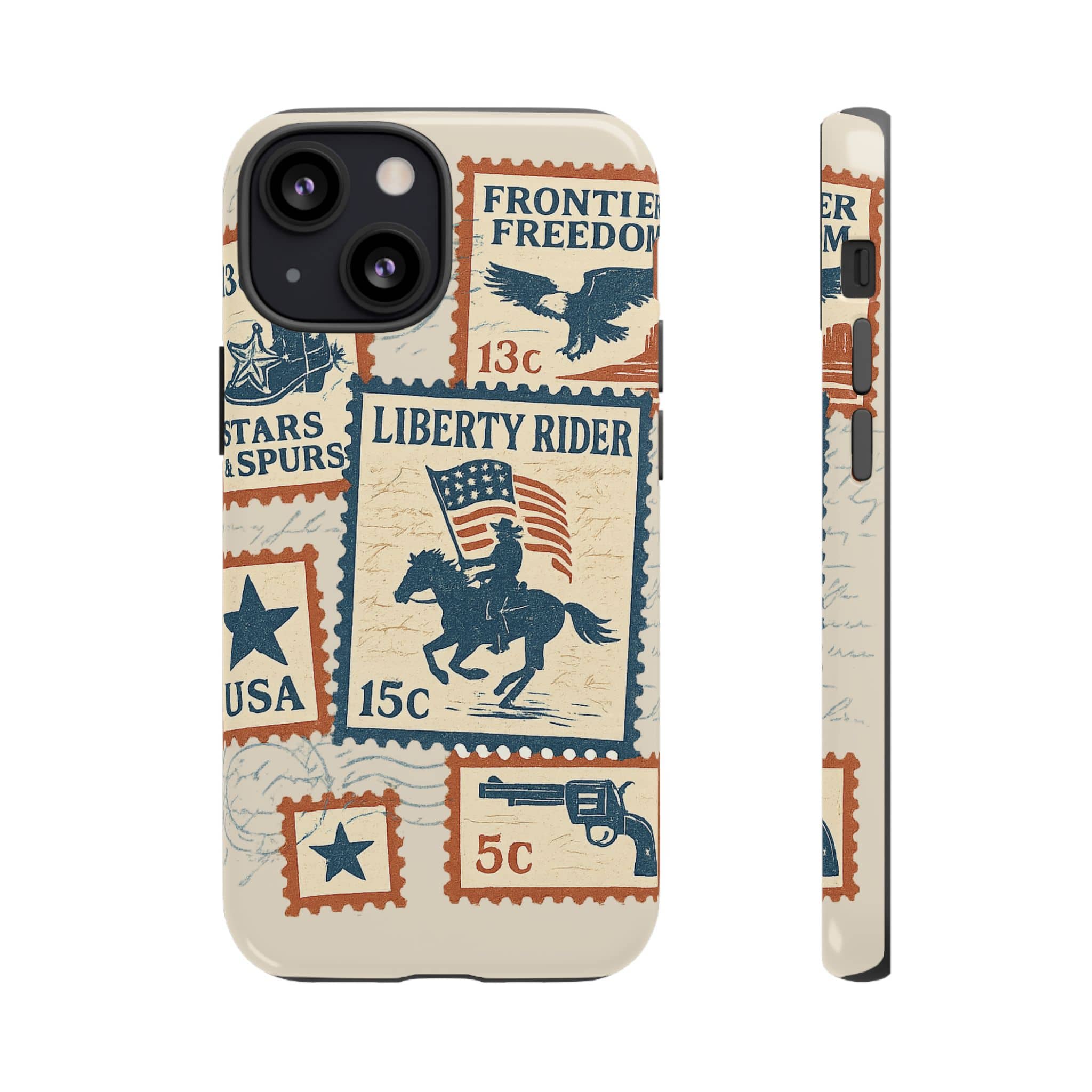 Liberty Rider Vintage Western Patriotic Phone Case