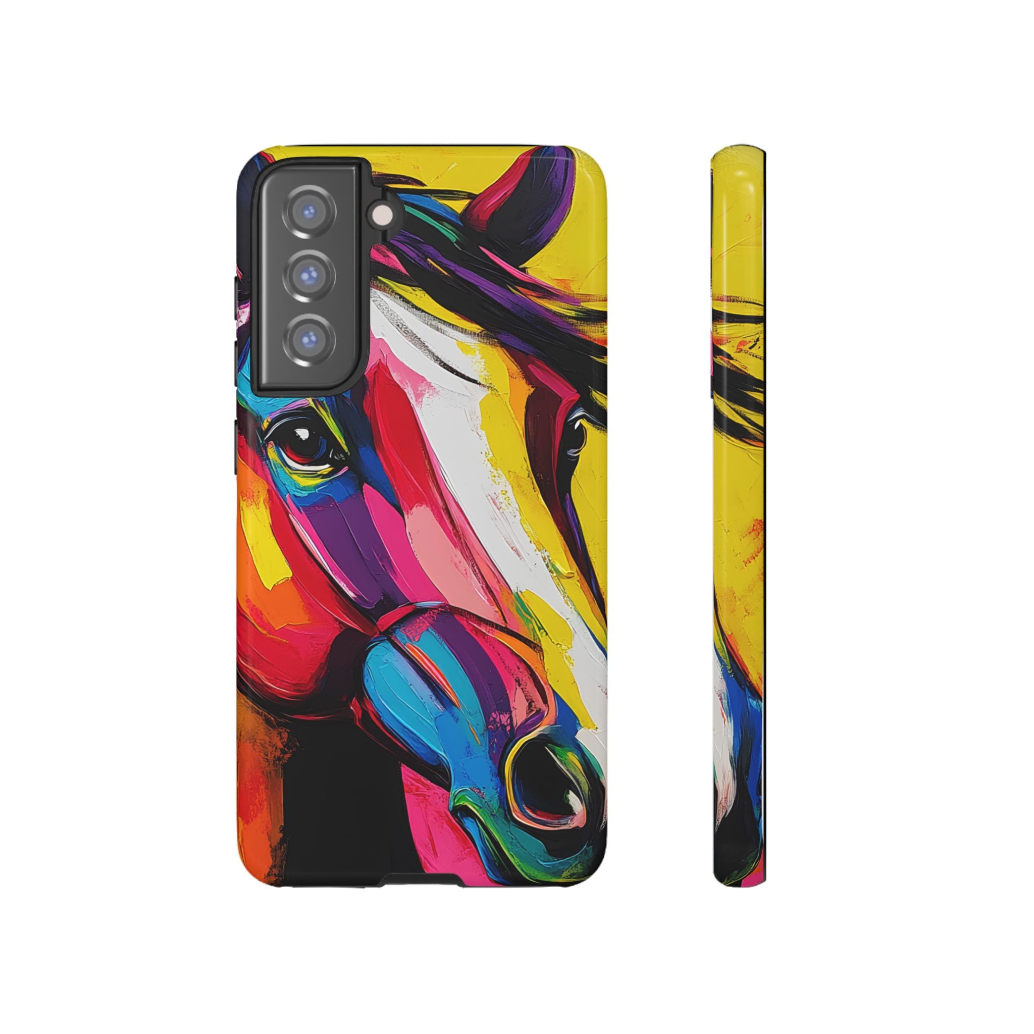 Abstract Colorful Horse Phone Case
