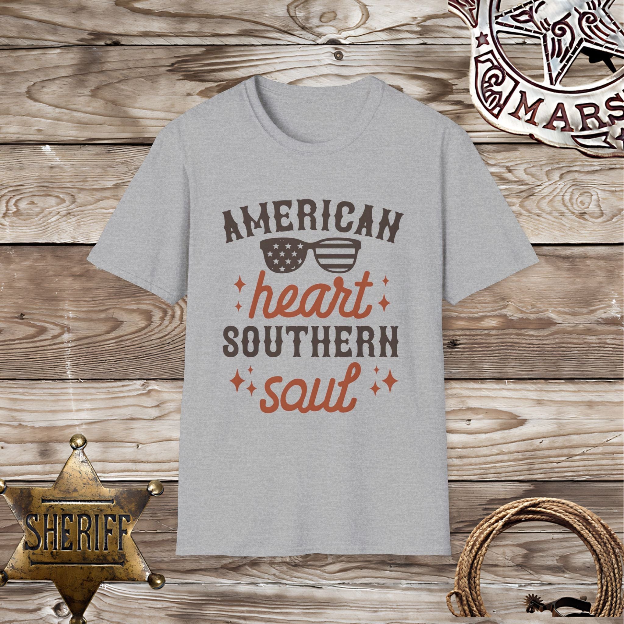 American Heart Southern Charm-T-Shirt