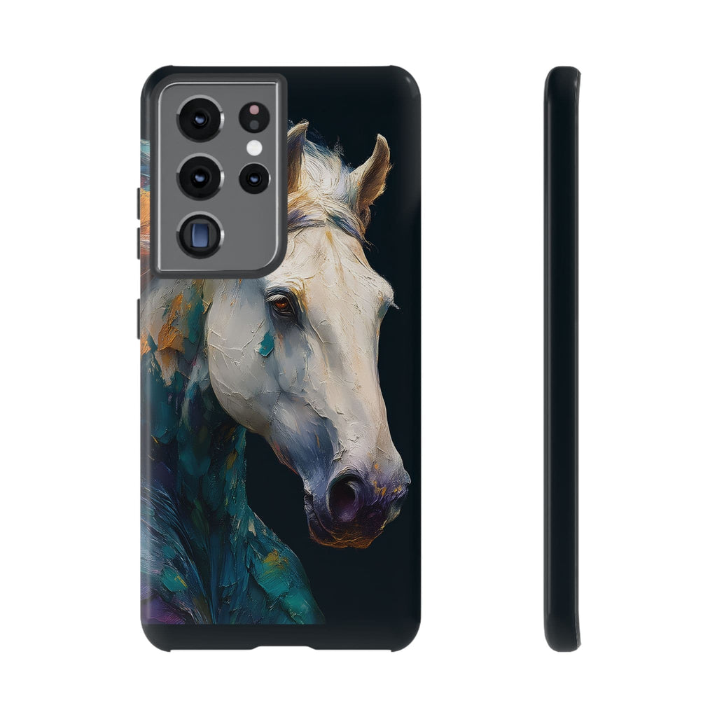 White Horse Art Phone Case