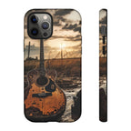 Guitar in a Wet Field -Phone Case