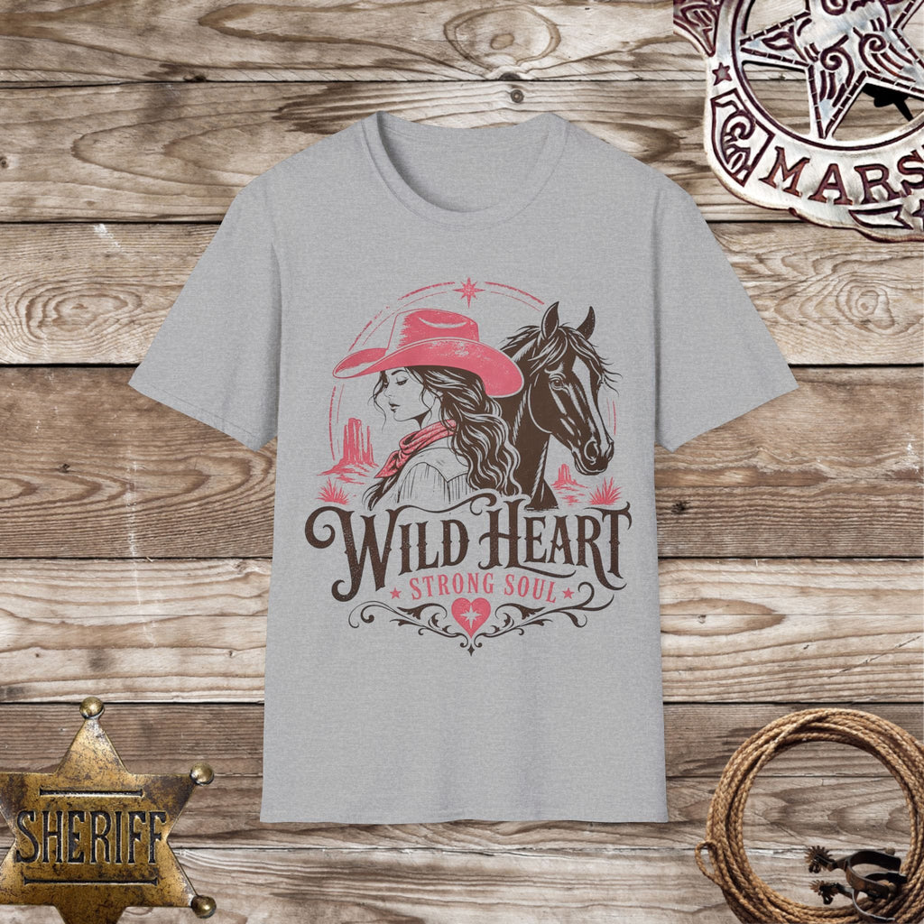 Cowgirl 'Wild Heart, Strong Soul' T-Shirt