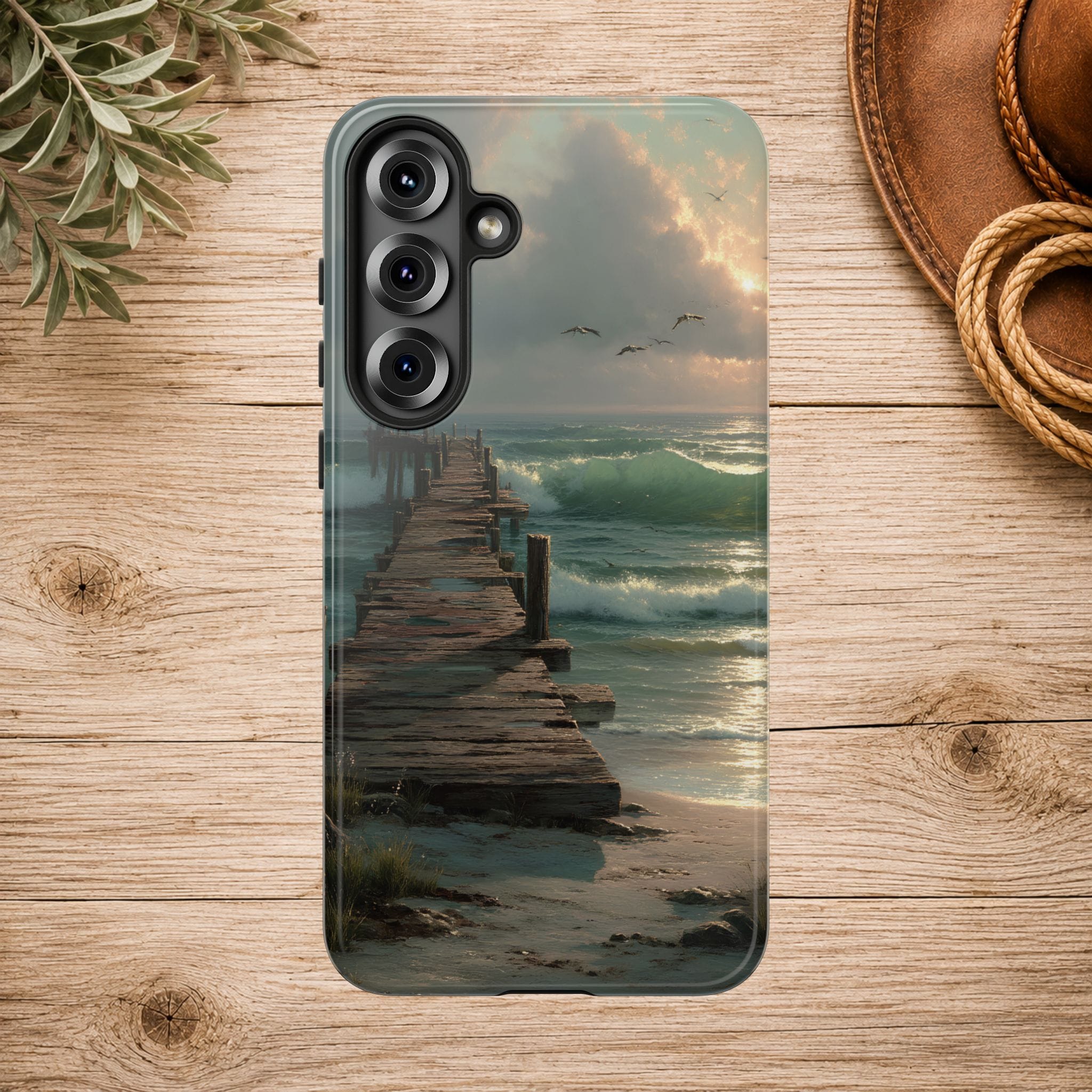 Wooden  Seaside Pier Phone Case