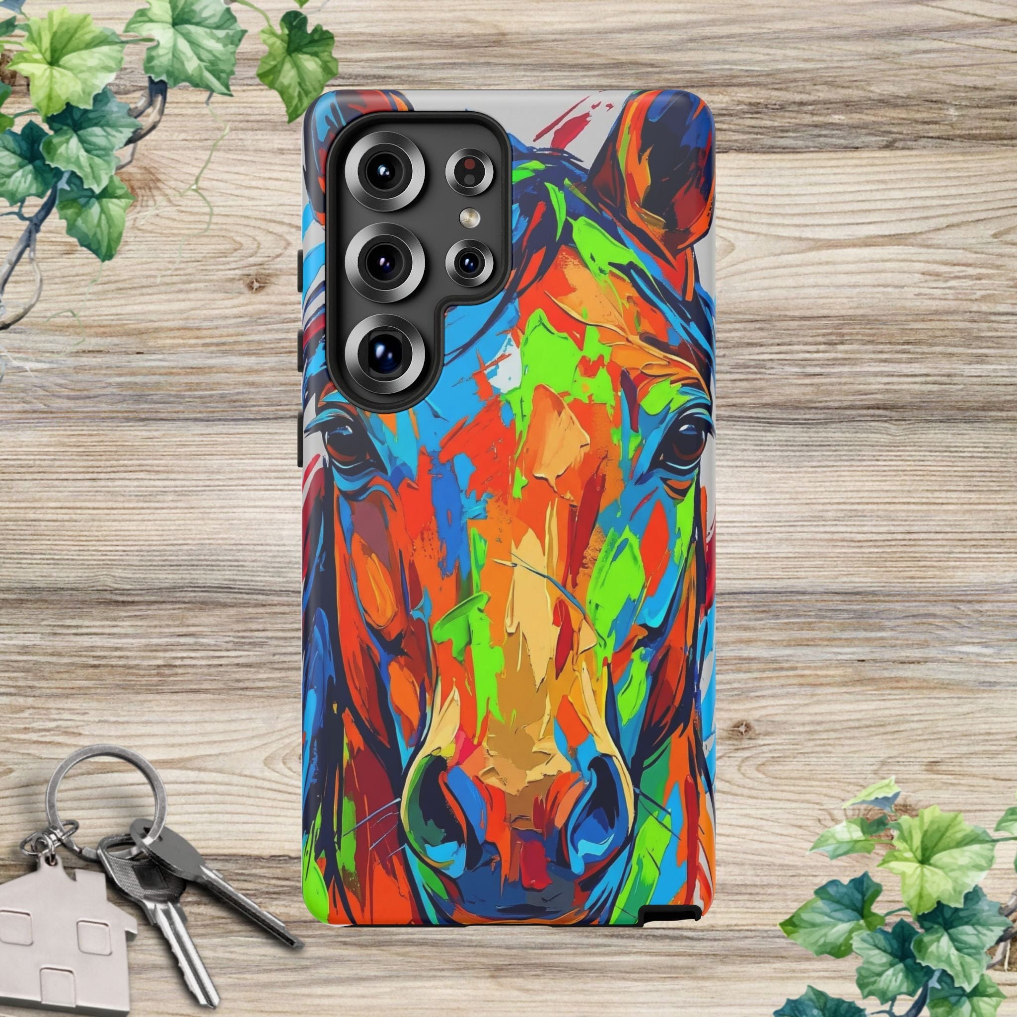 Colorful Abstract Horse Phone Case