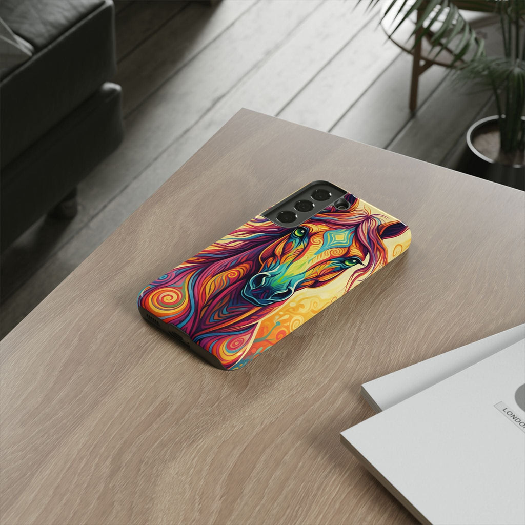 Vibrant Swirl Stallion - Phone Cover