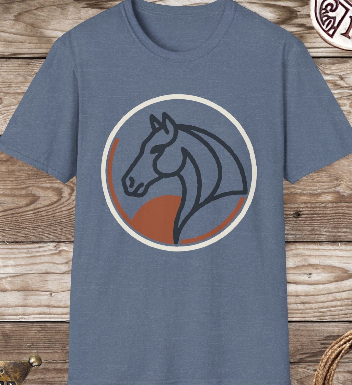 Horse Head Graphic T‑Shirt
