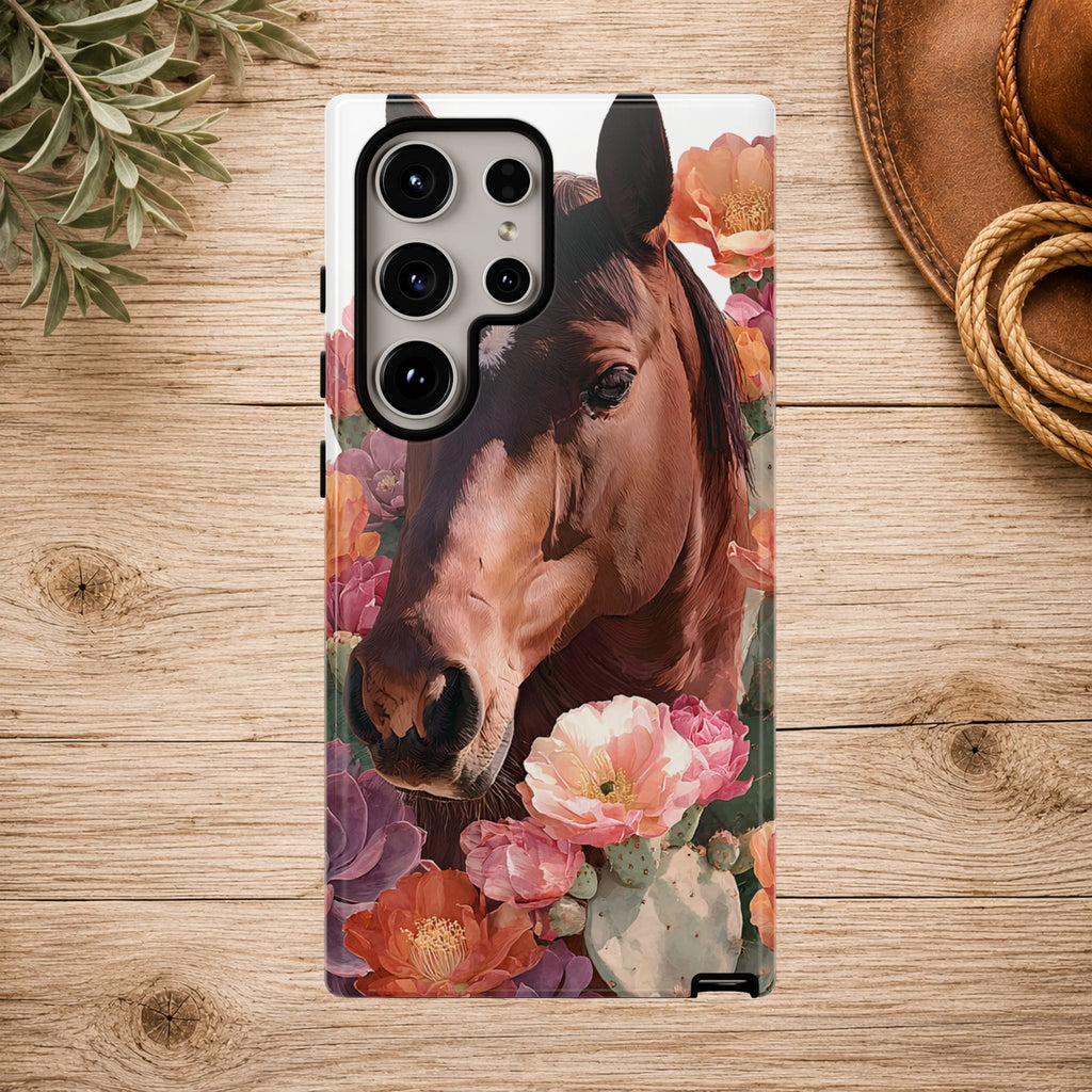 Horse Floral Phone Case