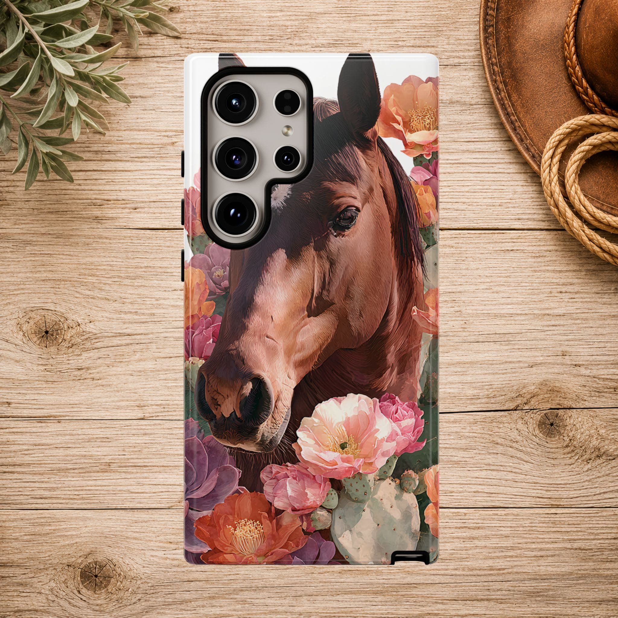 Horse Floral Phone Case
