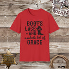 Boots, Lace and Grace-T-Shirt