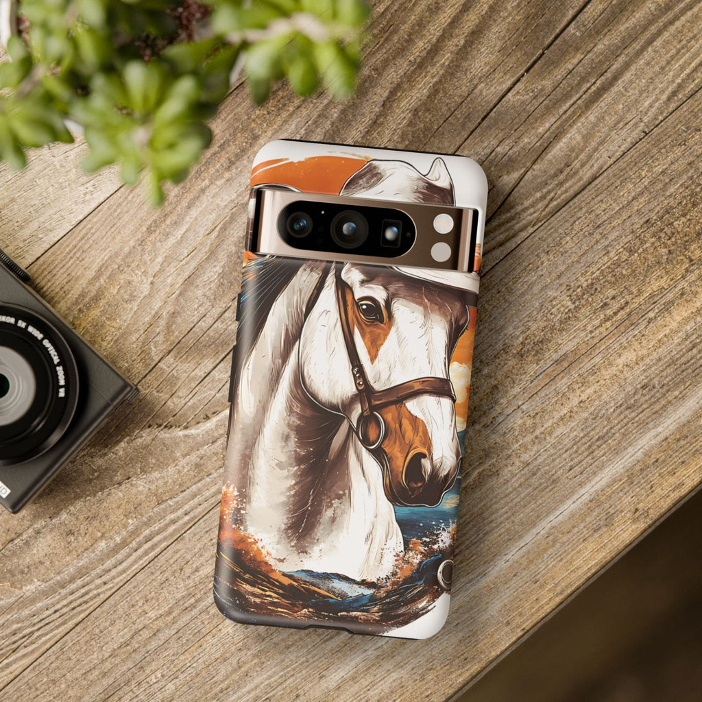 White Hat Horse-Phone Cases