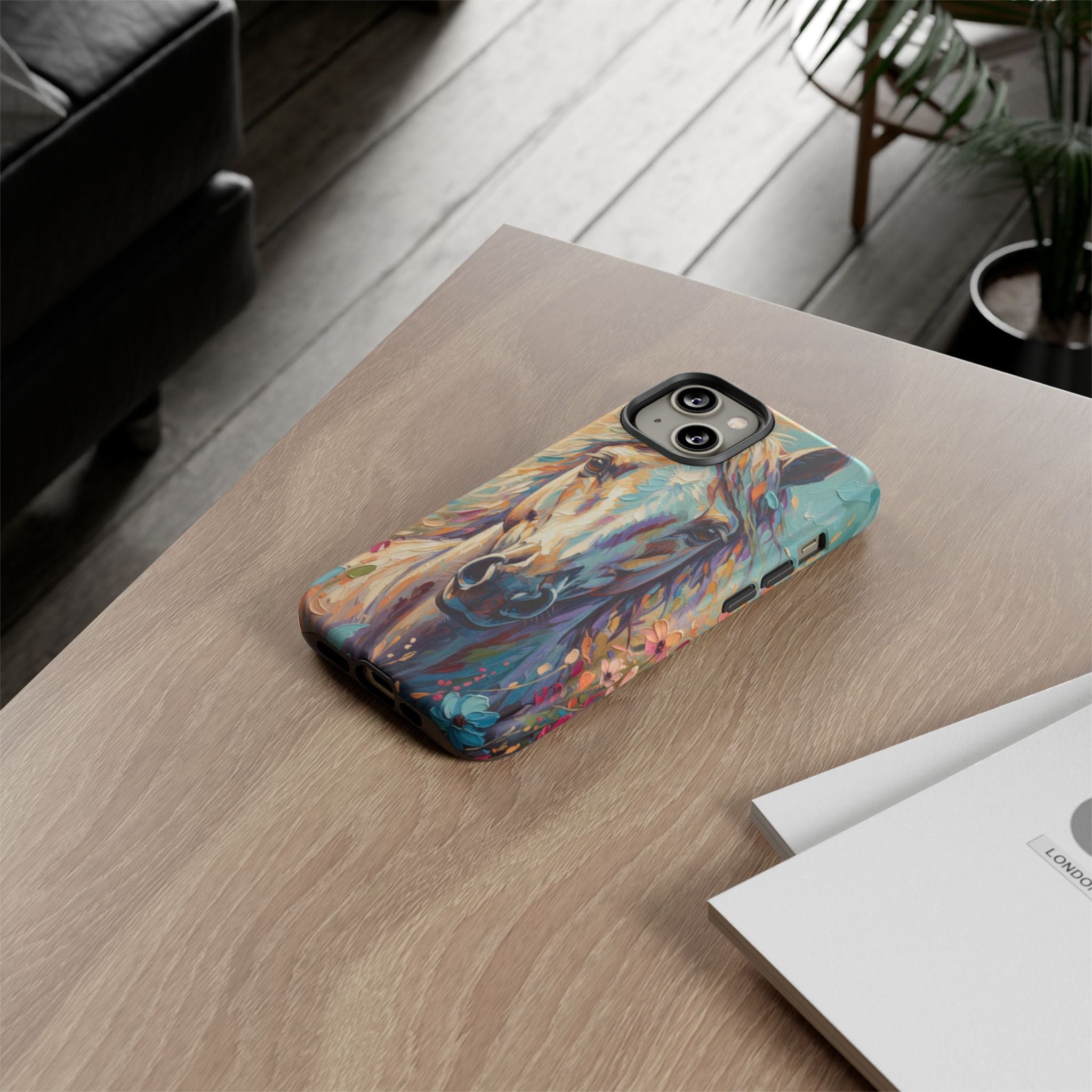 Blooming Spirit Horse Phone Case
