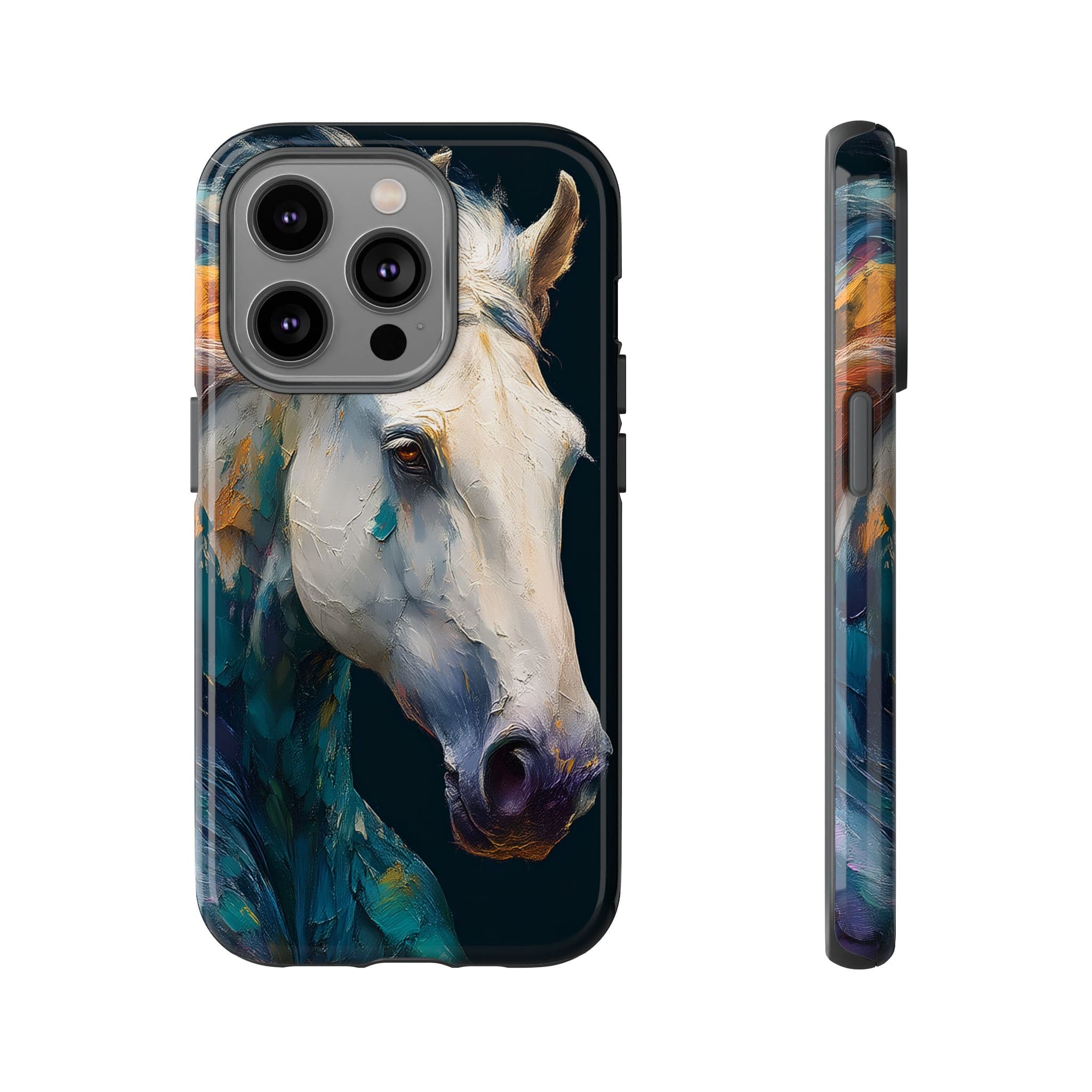 White Horse Art Phone Case