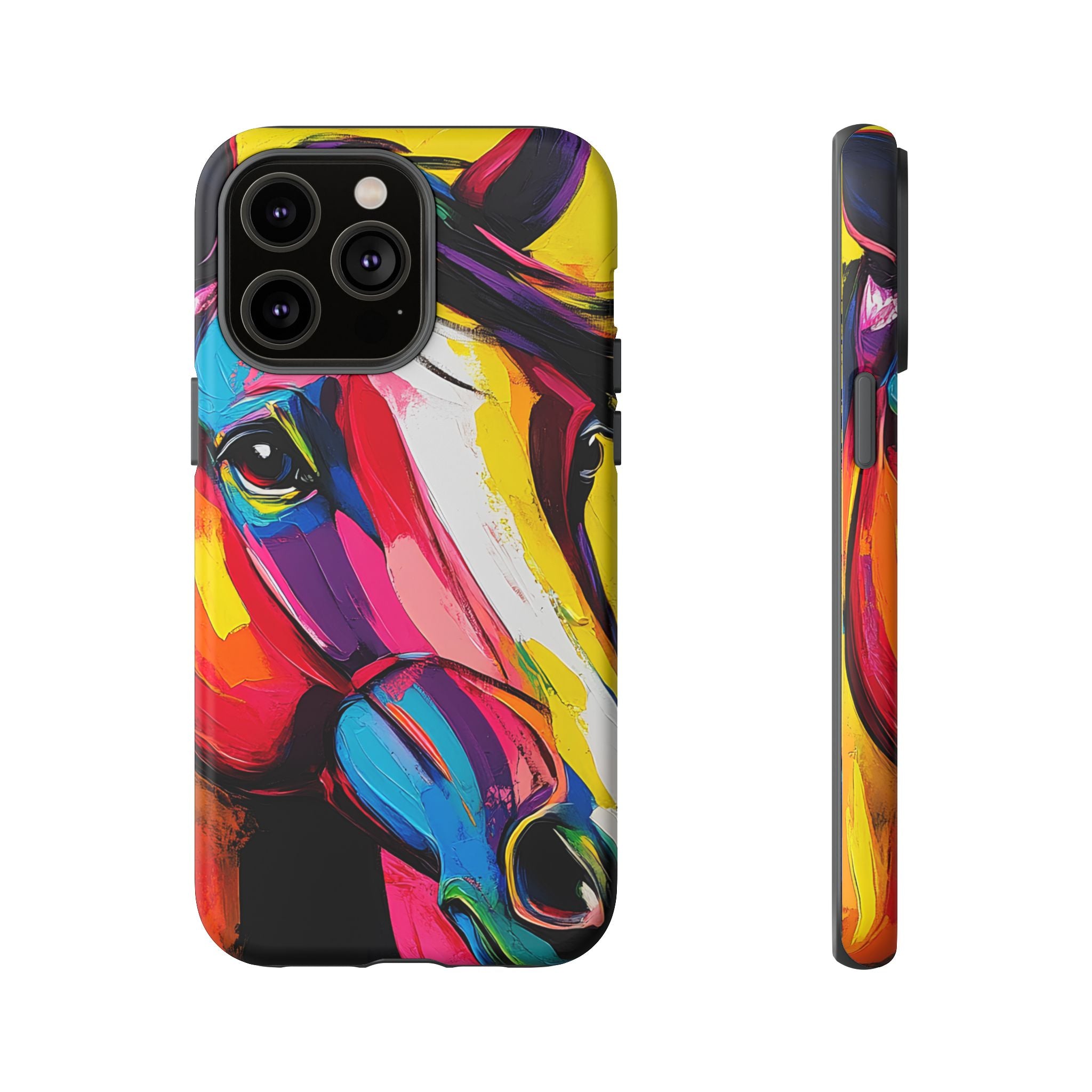 Abstract Colorful Horse Phone Case